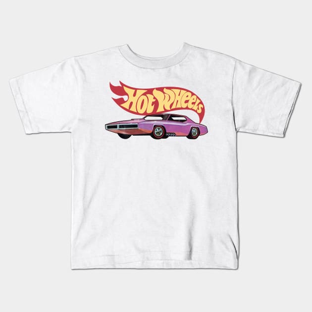 1967 Metal Sport Car Kids T-Shirt by tiwkokon